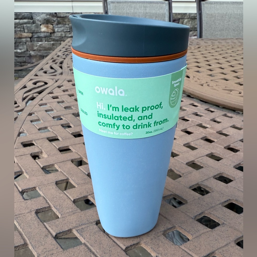 NWT- Owala 20oz SmoothSip Slider Coffee Tumbler